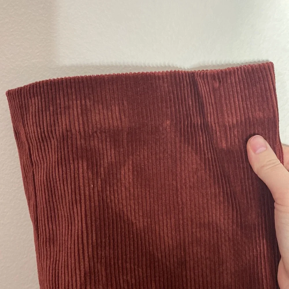 W by Worth burnt Sienna corduroy flare pants size X0 ( 00 )